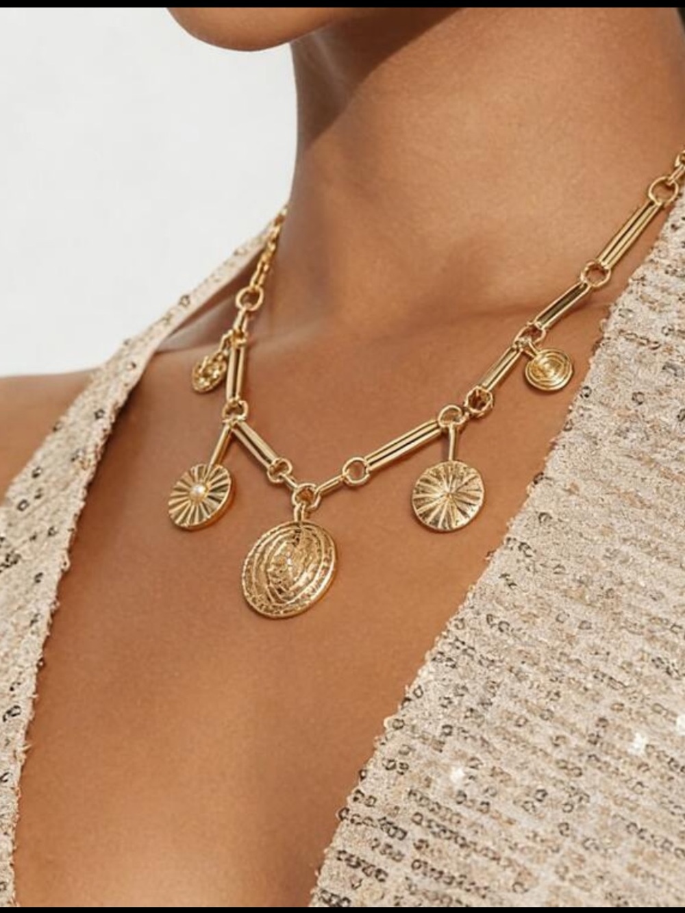 Orlisse Coin Relic Necklace - Picture 3 of 5